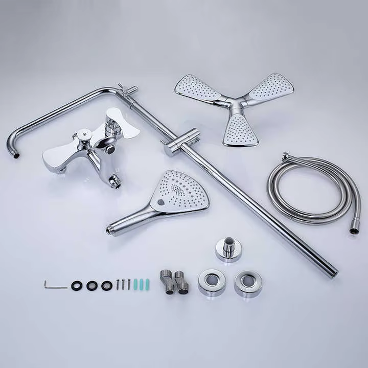 Brass Shower Set Thermostatic Mixer — image 4