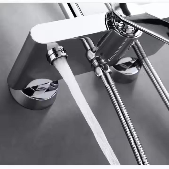 Brass Shower Set with Commodity Shelf — image 5