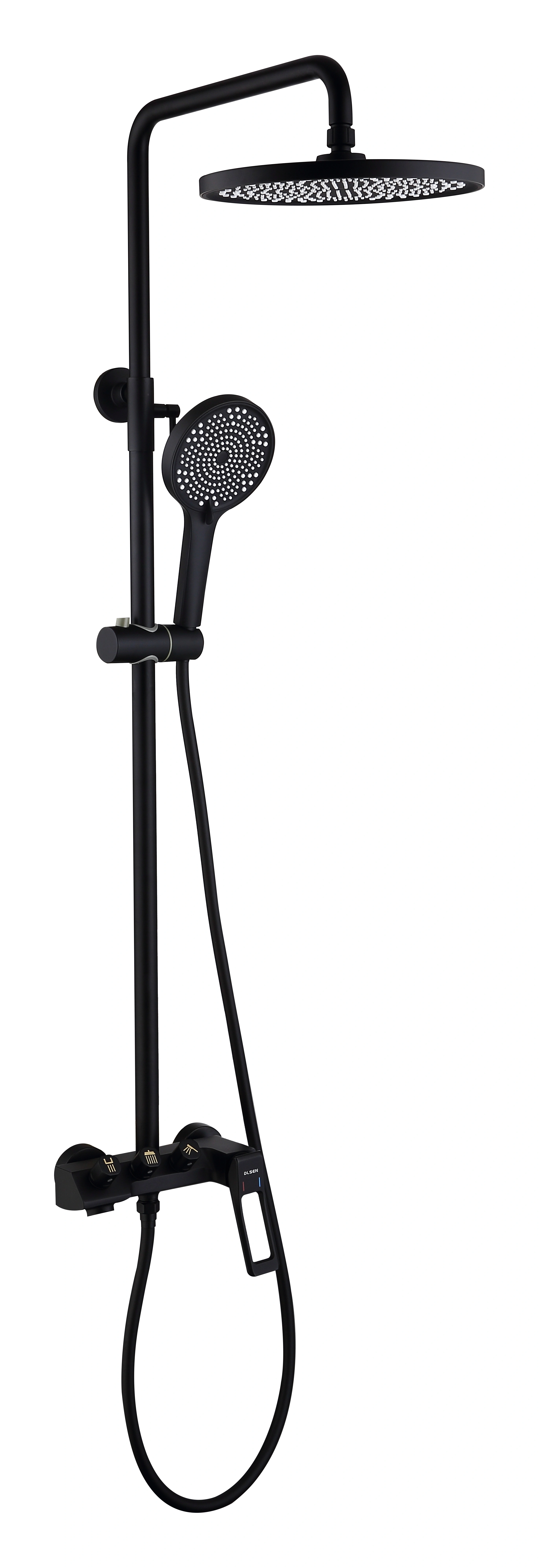 Brass Shower Set Hot Cold Water Shower Mixer — image 4