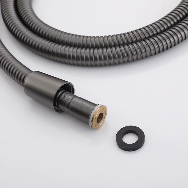 Black Hot Cold Wall Mounted Bathroom Shower Set — image 6