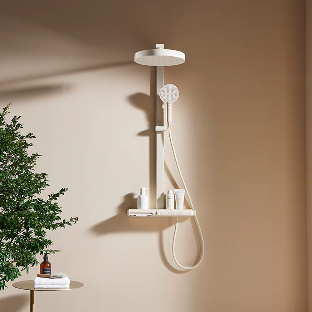 Multifunction Hot Cold Wall Mounted Bathroom Shower System — image 2