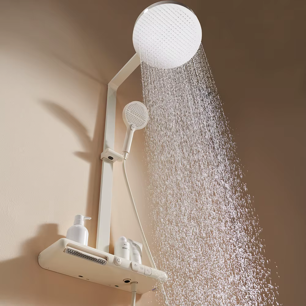 Multifunction Hot Cold Wall Mounted Bathroom Shower System — image 3