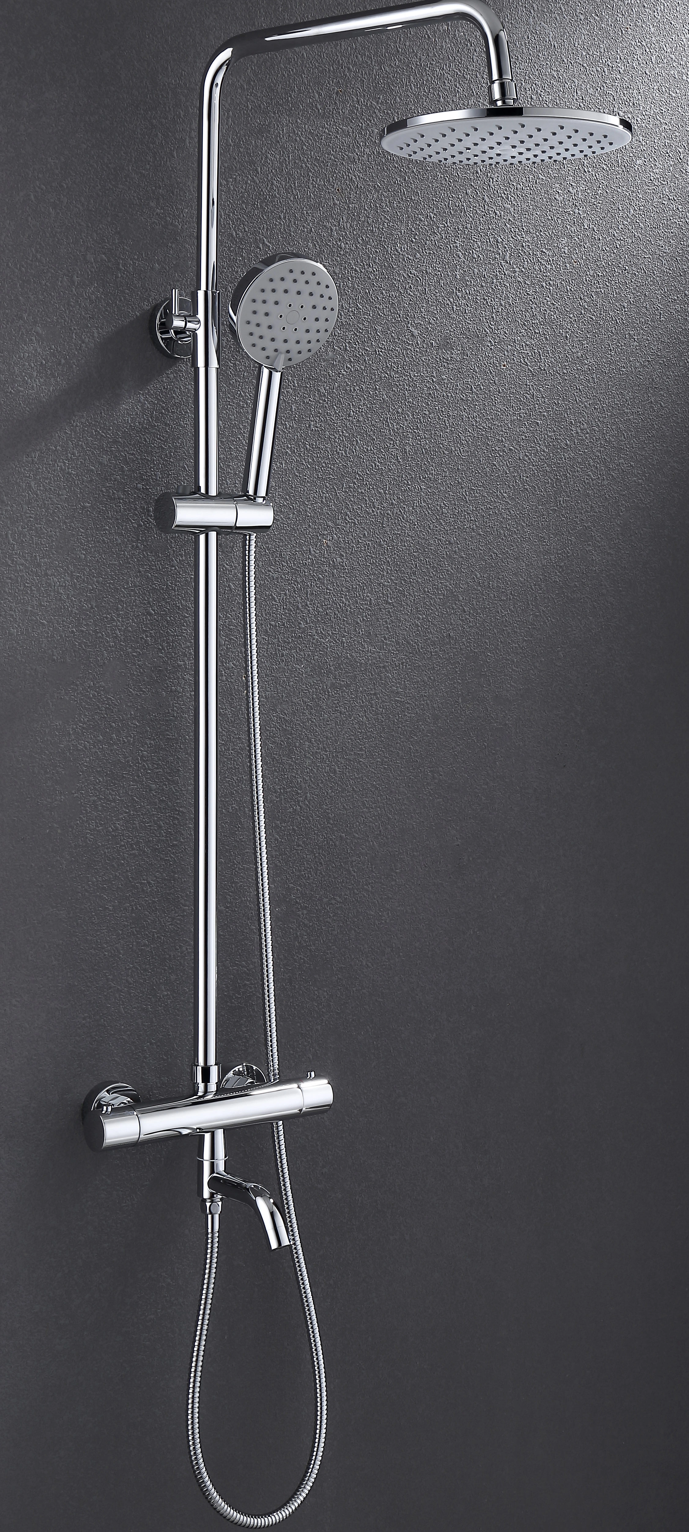 New Luxury Chrome Color Shower Set — image 2