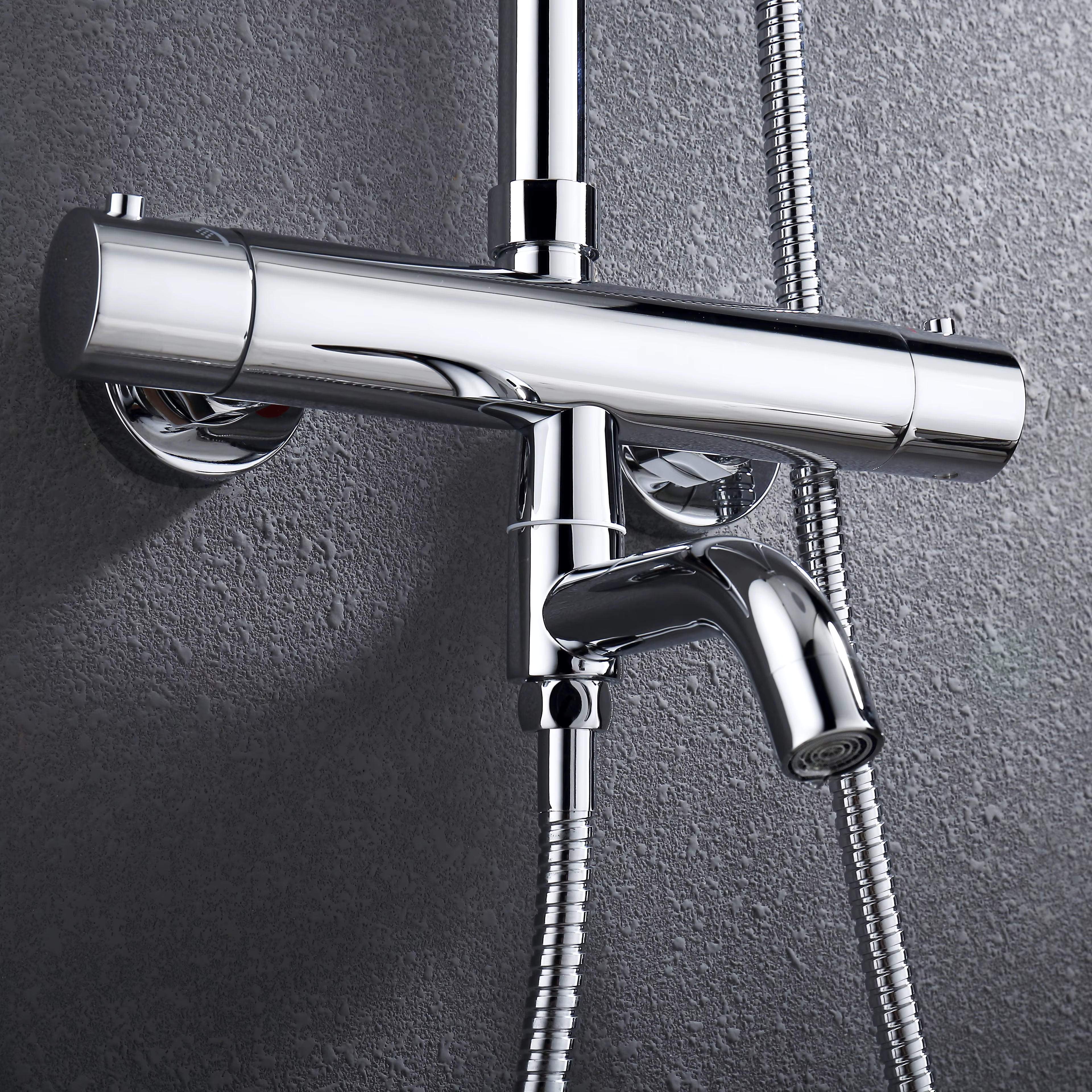 New Luxury Chrome Color Shower Set — image 3