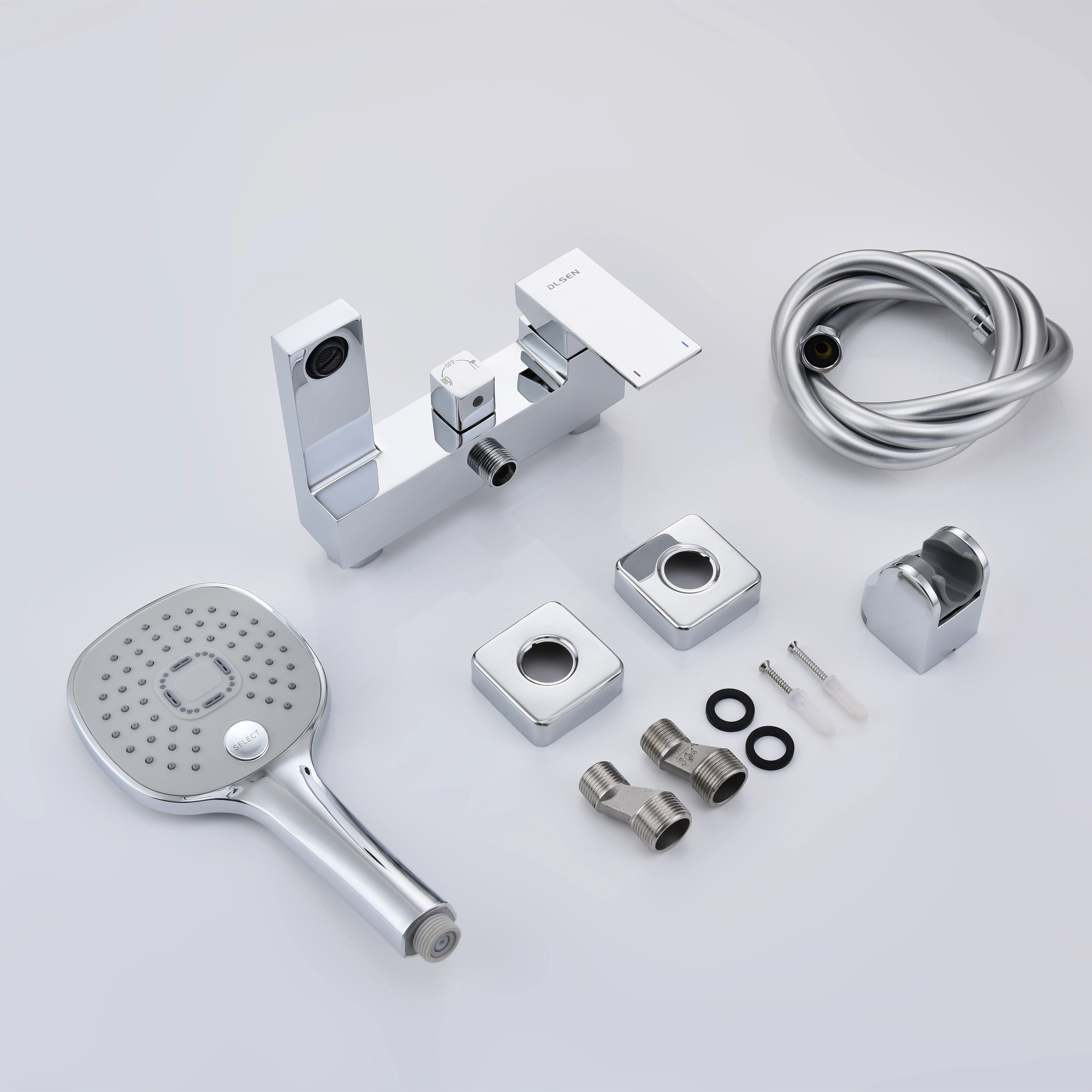 2 Ways Concealed Design Round Shape Shower Hand Mixer — image 4