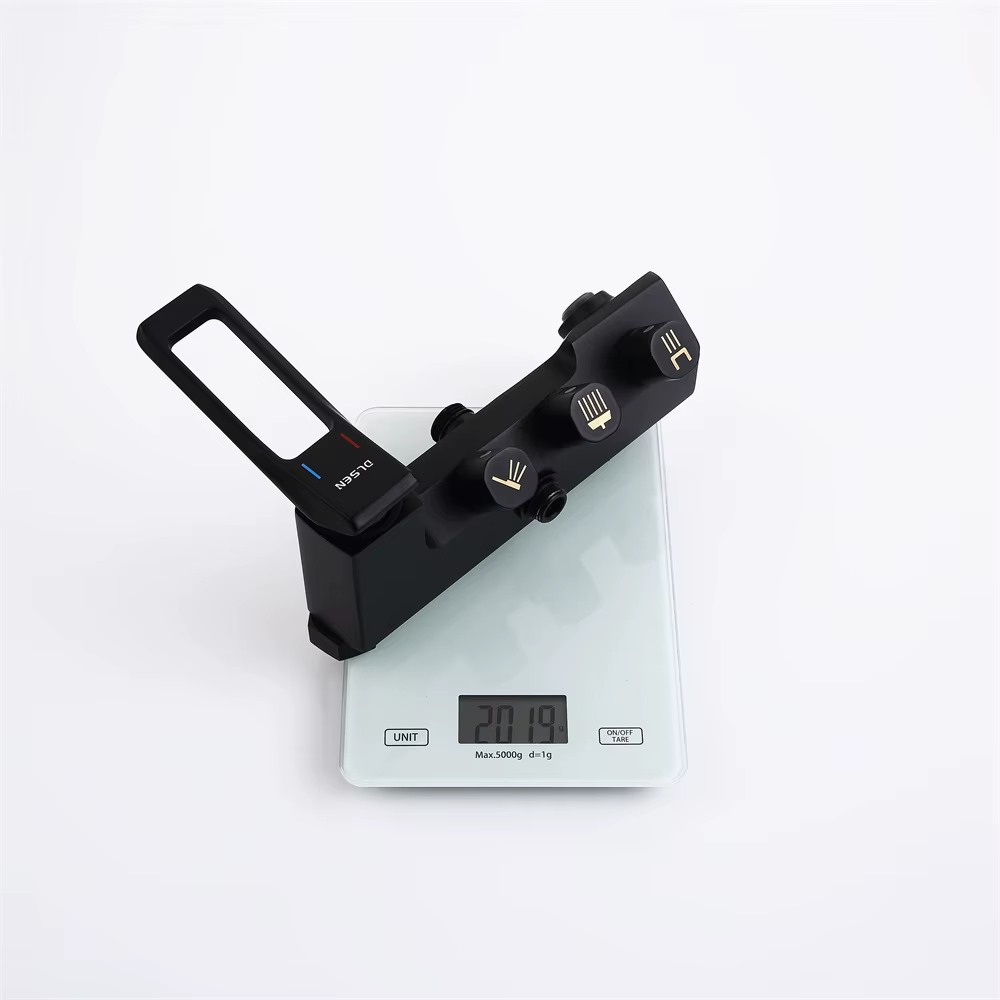 3 Ways Matte Black Bathroom Shower Set — image 6
