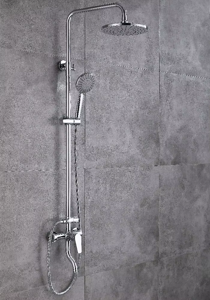 Classical Design Chrome Color Polished Electroplated Bathroom Mixer — image 2
