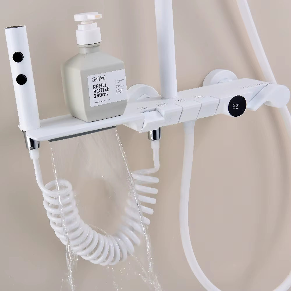 Thermostatic Electroplated Shower System — image 3
