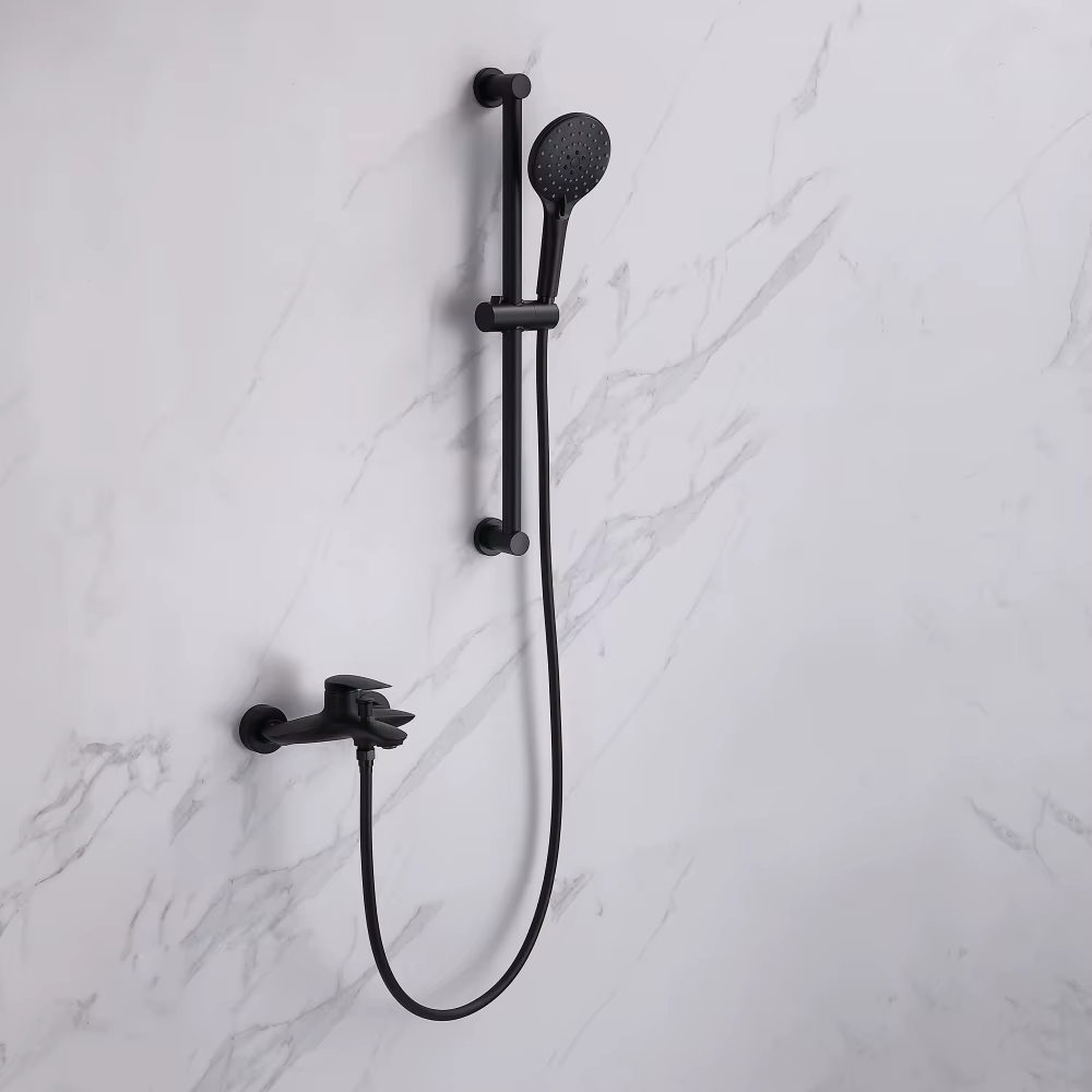 Easy Design Matte Black Wall Mounted Shower Mixer — image 2