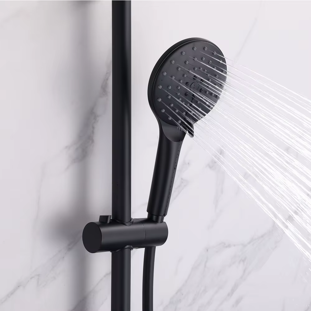 Easy Design Matte Black Wall Mounted Shower Mixer — image 6