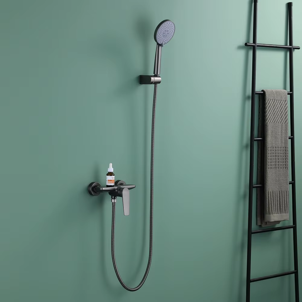 Gun Grey Concealed Shower Faucet — image 2