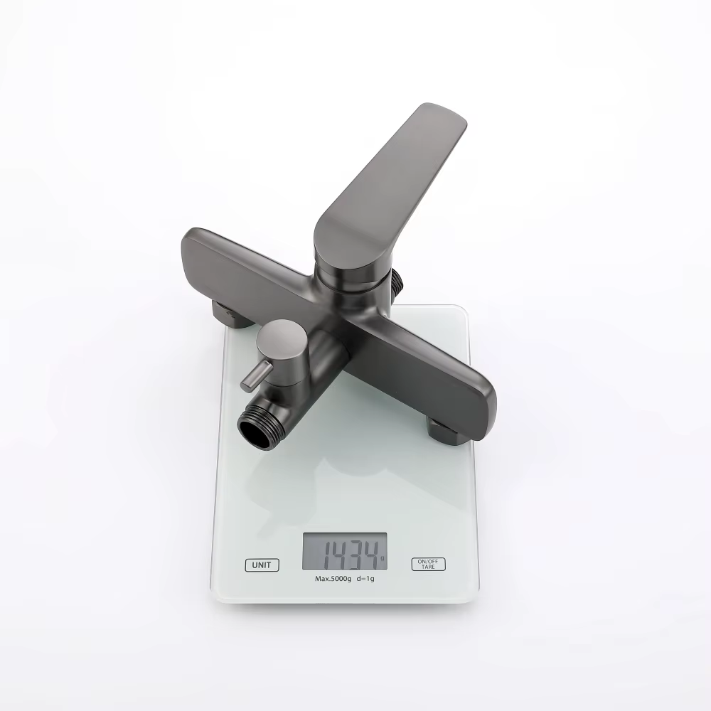 Gun Grey Wall Mounted Bathroom Shower Set — image 6