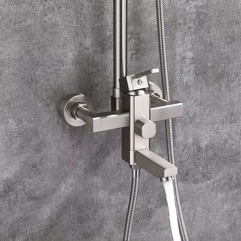 Market Trend Solid Brass Handle Shower Fixture — image 4