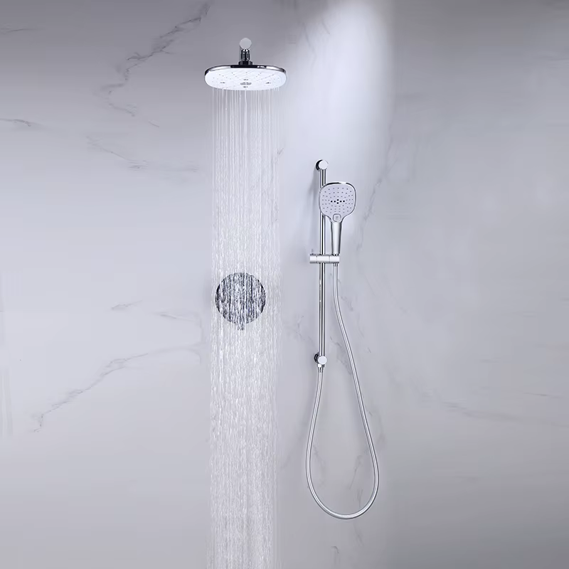 Sanitary Hotel Shower Set Chrome Wall Mounted — image 3
