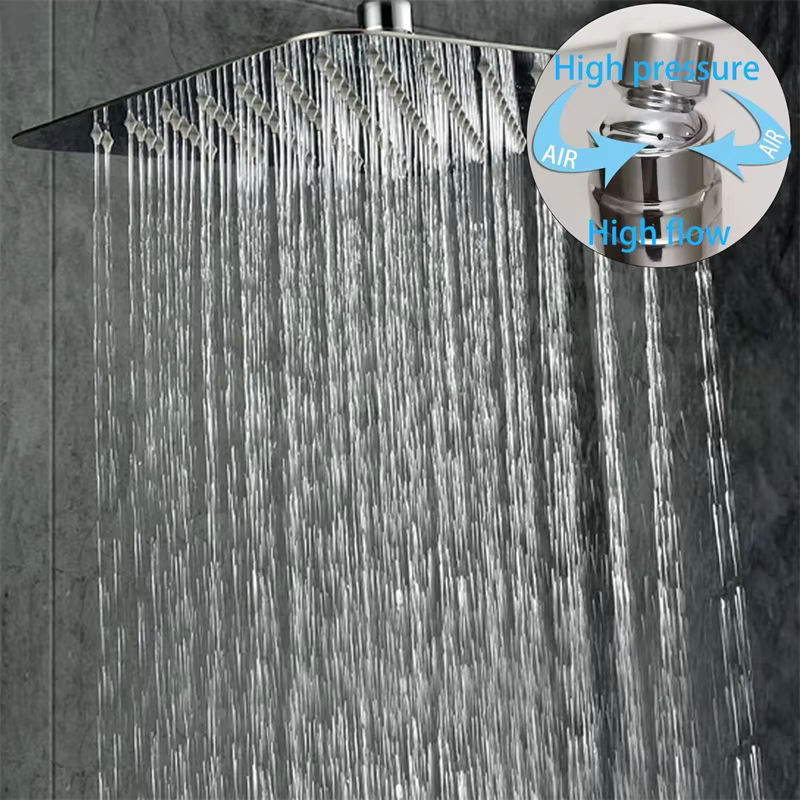 12 Inch Bathroom Ceiling Mounted Shower Faucet Set — image 5