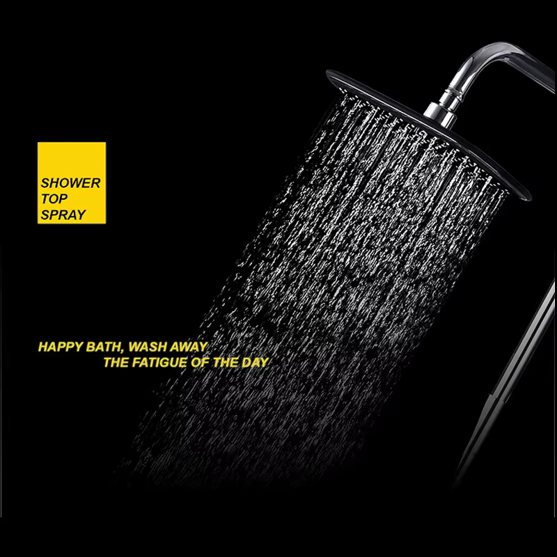 Luxury Chrome Color Shower Set with Shampoo Shelf — image 3