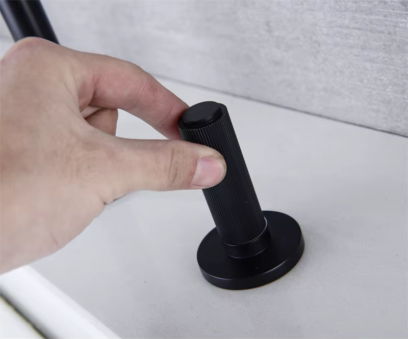 YUFA Matte Black Water Saving Bathtub Mixer — image 4