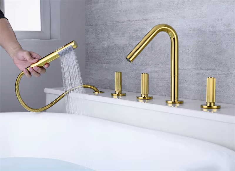 Good Quality Roman Tub Tap Waterfall Tub Filler — image 5