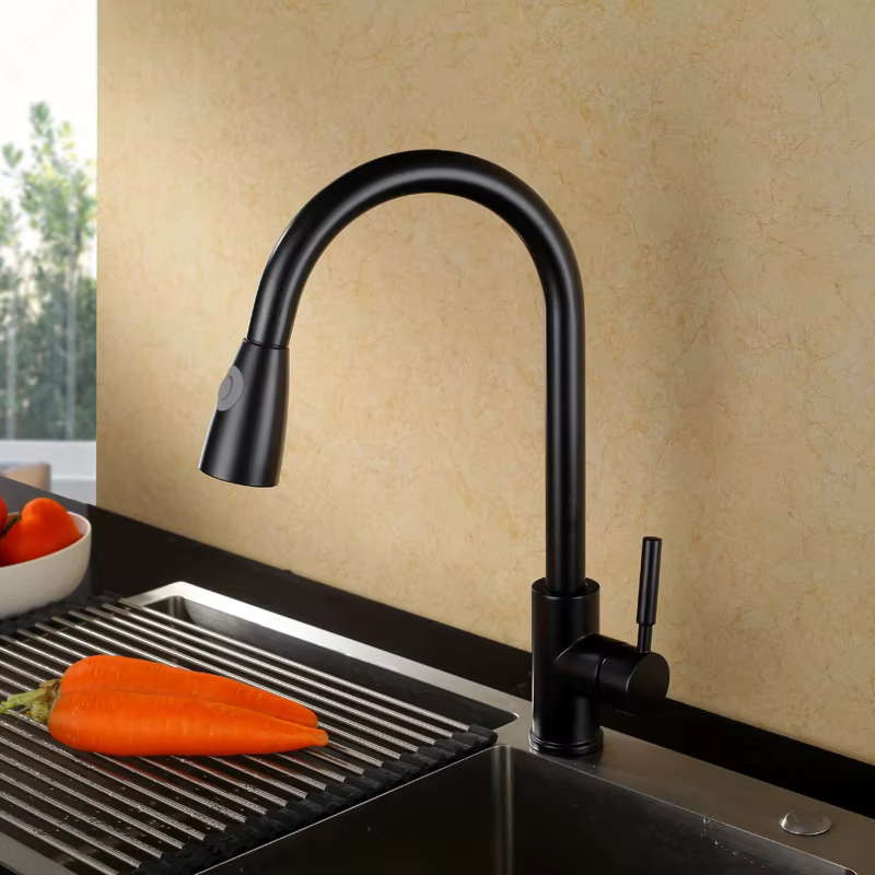 Economic Flexible Pull Out Kitchen Faucet — image 2