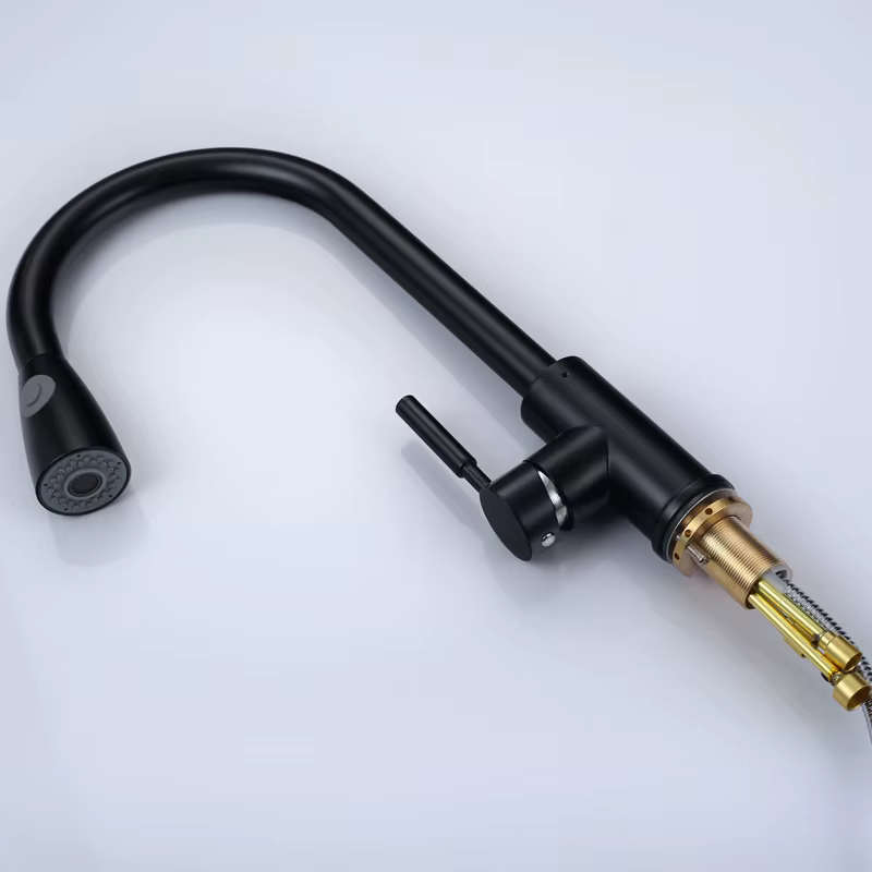 Economic Flexible Pull Out Kitchen Faucet — image 5