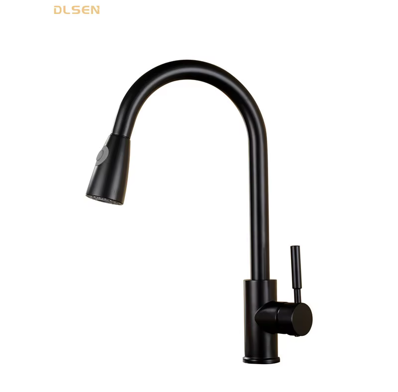 Economic Flexible Pull Out Kitchen Faucet — image 6