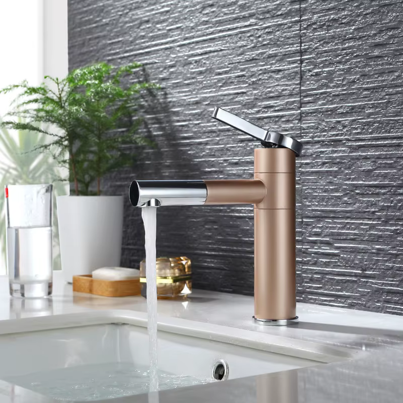 Luxury Rose Gold Bathroom Faucet — image 3