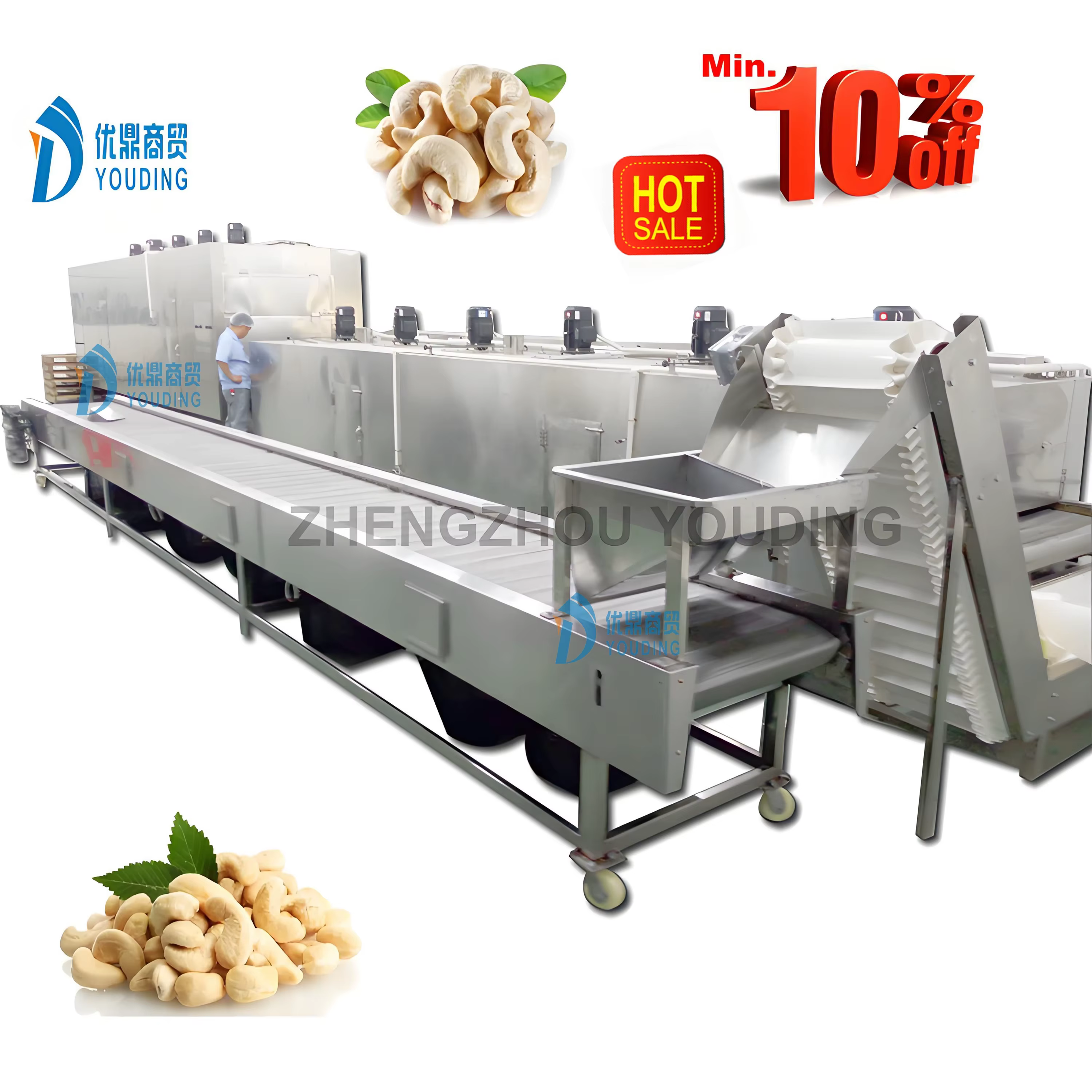 China Commercial Groundnut Roaster Peanut Roaster — image 4