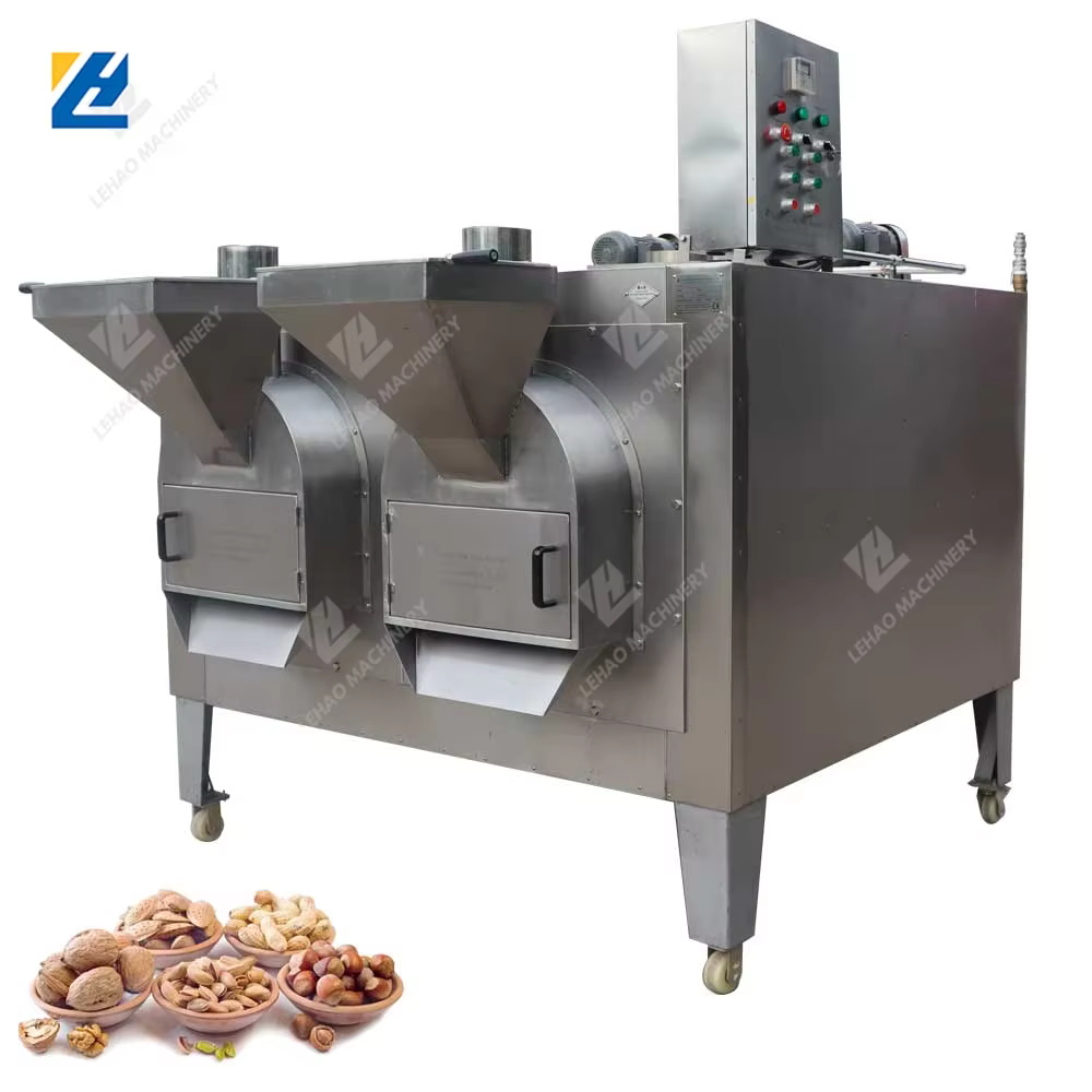 Electric Gas Drum Rotary Roasted Grain — image 5