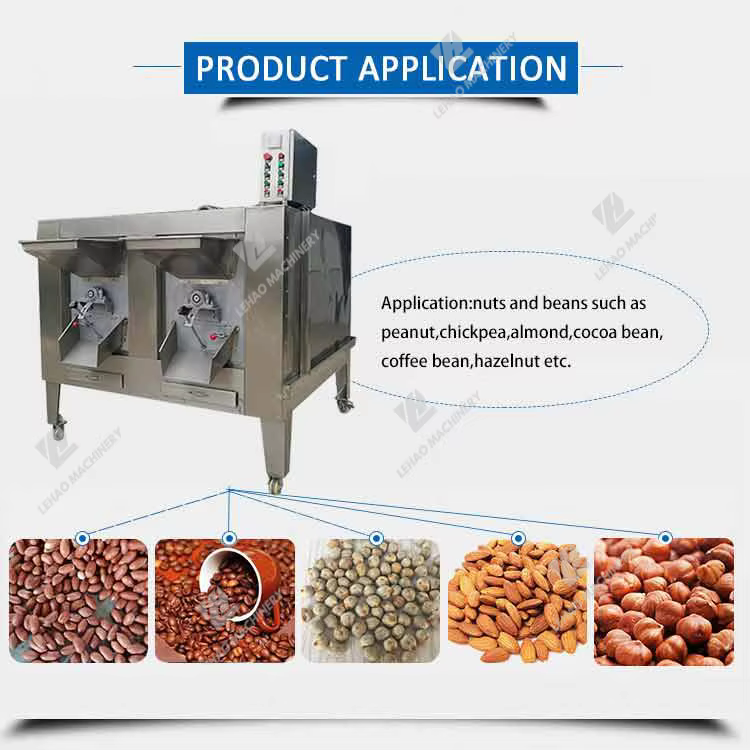 100kg 300kg 500kg Nut Roasting Machine — image 3
