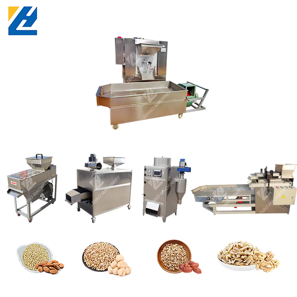 Professional Peanut Roasting Peeling Cutting Machine — image 2