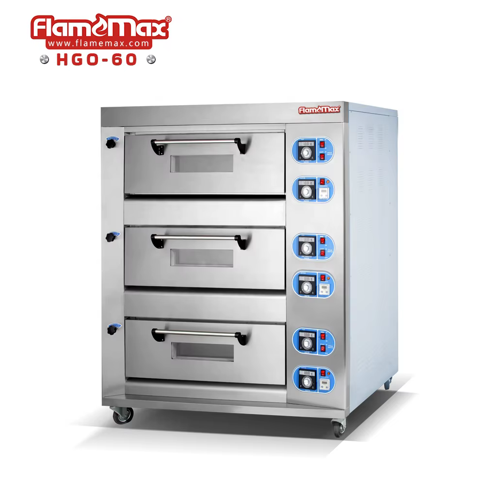 1 Deck 3 Trays Gas Baking — image 5