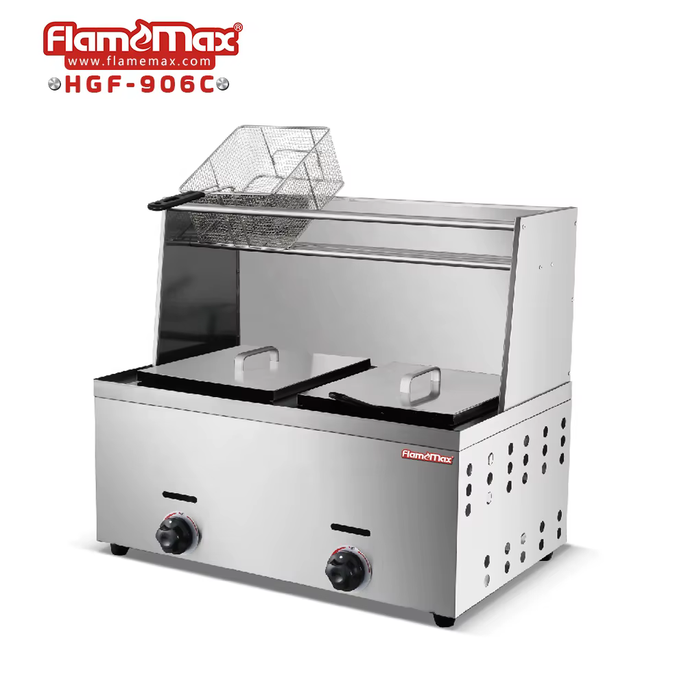 Industrial Stainless Steel Double Tank Gas — image 4