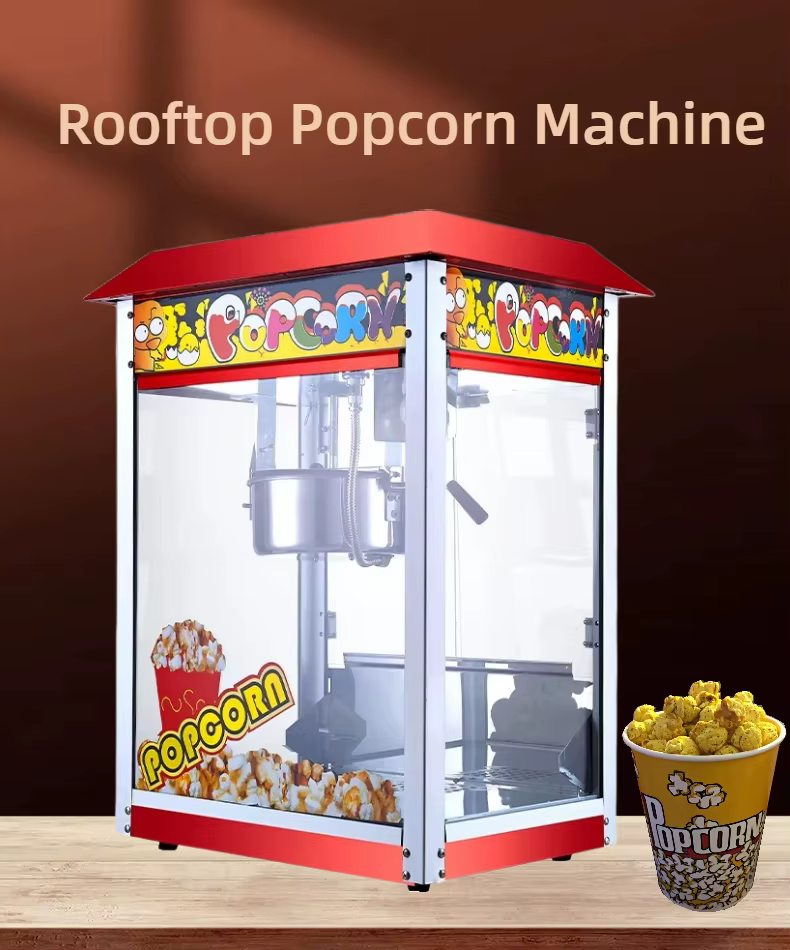 220V Non Stick Pan Popcorn Machine — image 3