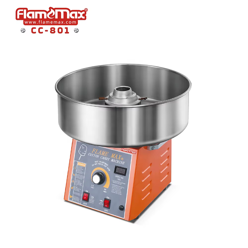 Commercial Stand Orange Cotton Candy Maker — image 5