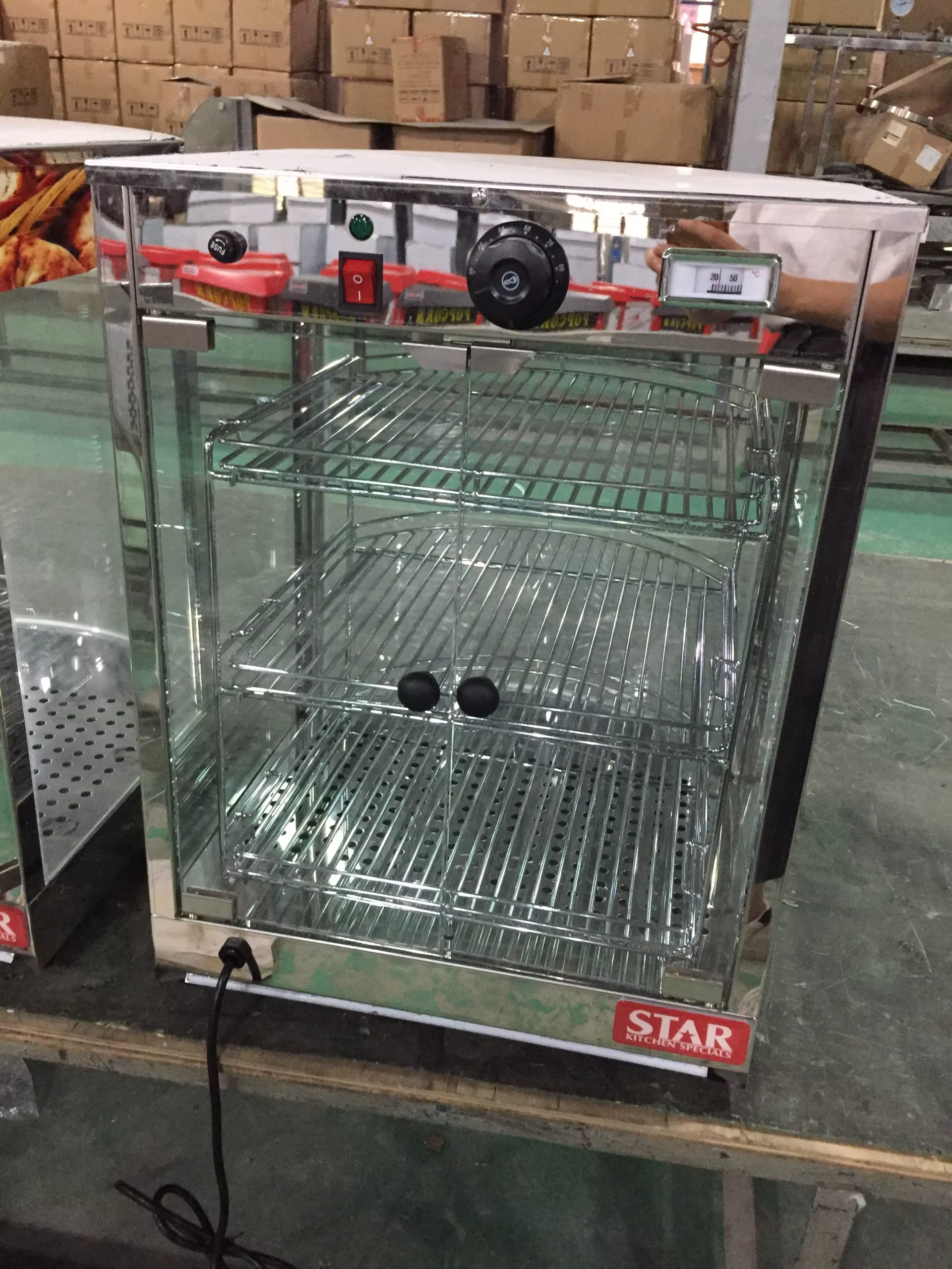 Electric Commercial Food Warmer Display Showcase — image 2