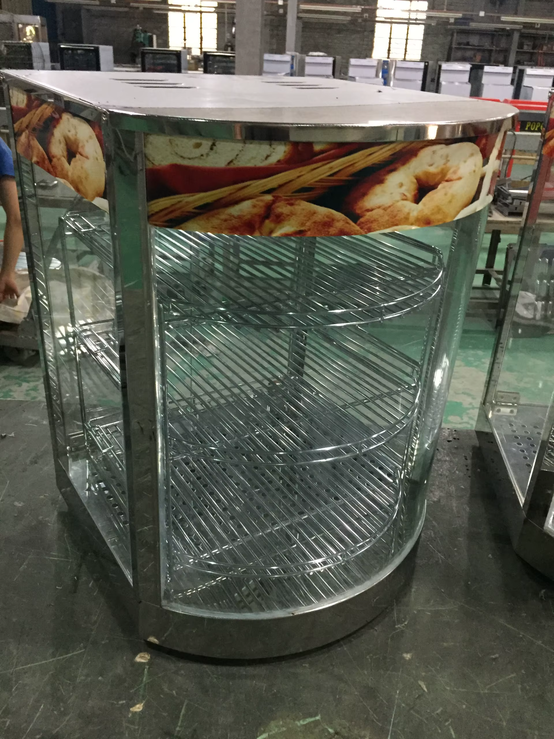 Electric Commercial Food Warmer Display Showcase — image 4