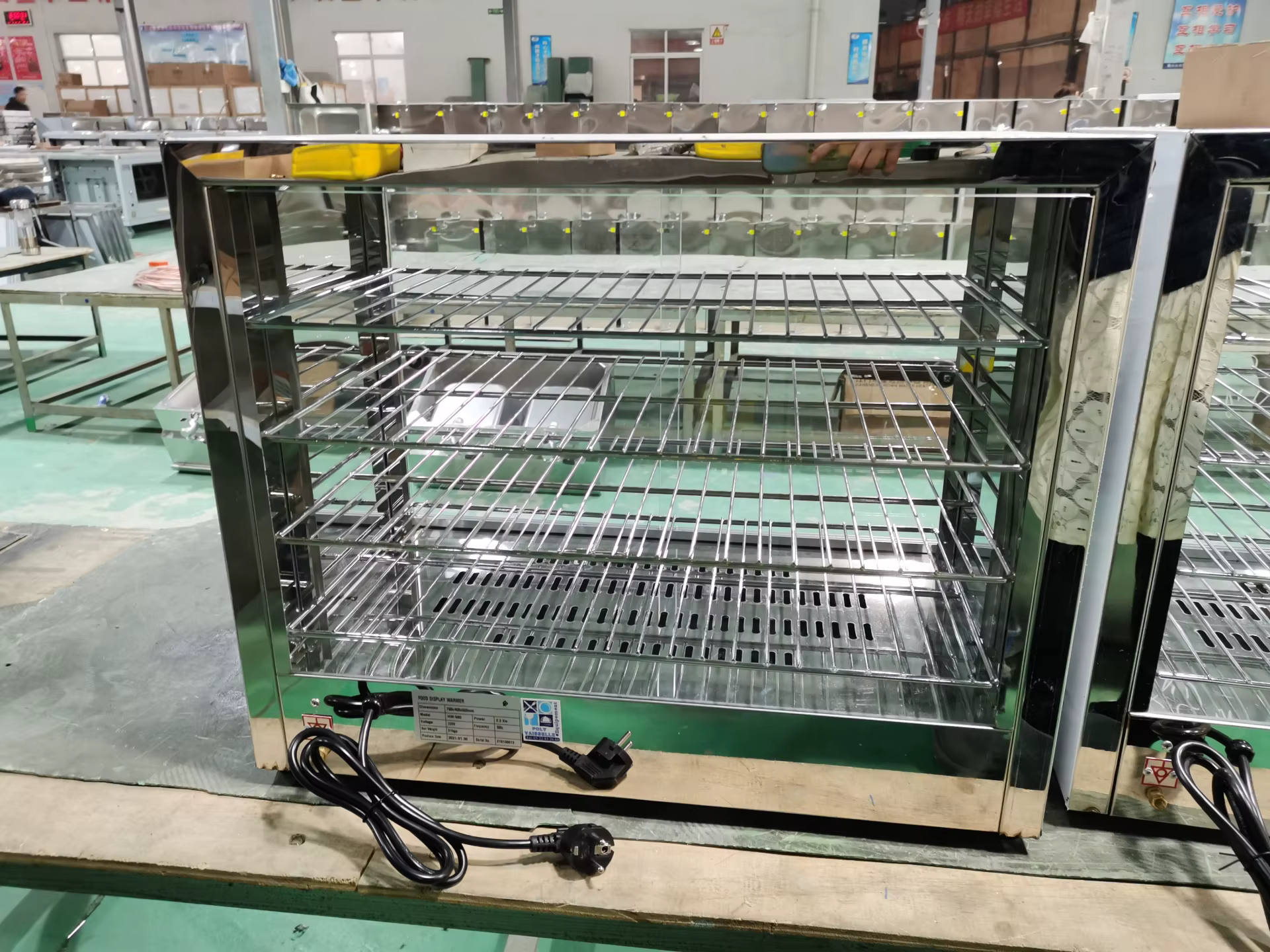 Stainless Steel Hot Food Display Showcase — image 2