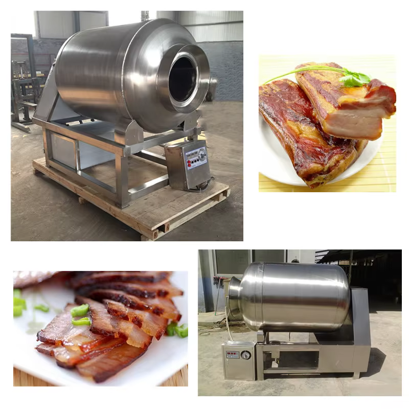 Industrial Meat Vacuum Tumbler Automatic Tilting — image 2