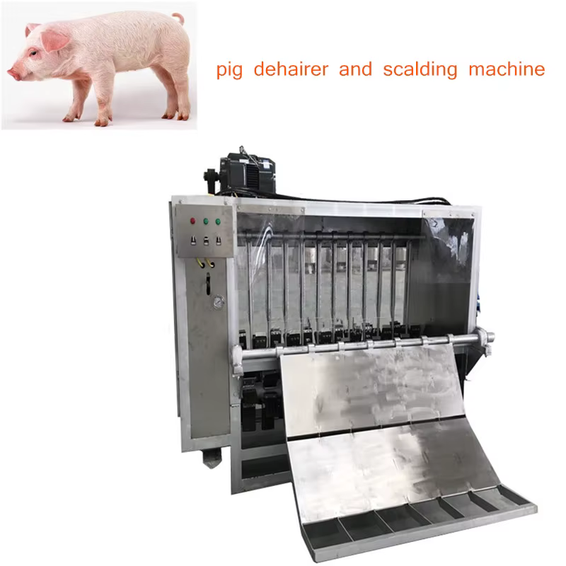 Easy operate slaughterhouse equipment pig slaughter pig dehairer and scalding machine — image 2