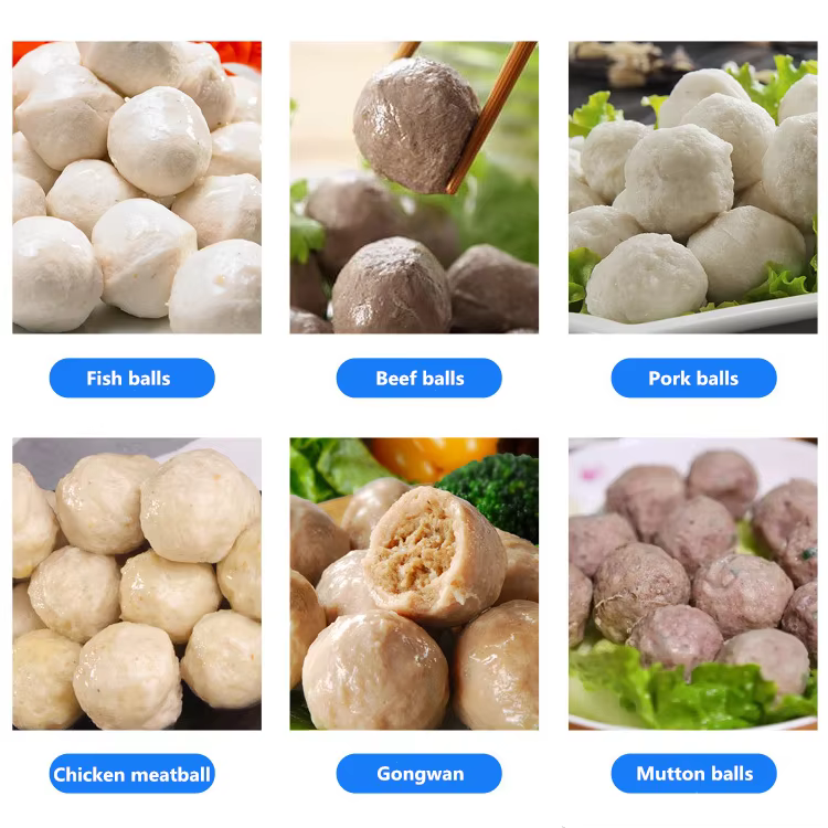 Electric Meat Ball Production Line Fish meat ball Maker Frequency conversion speed regulating manual meatball machine — image 3