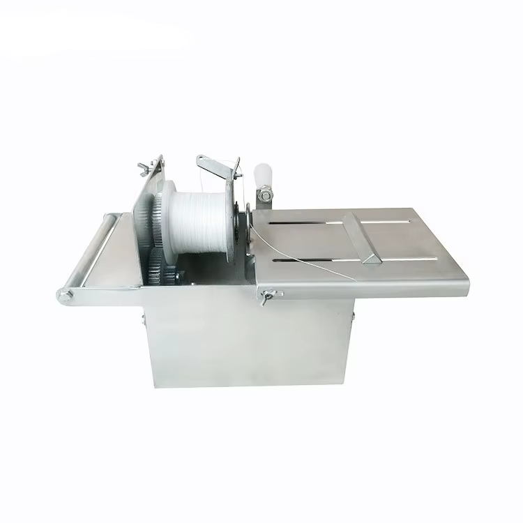Hand Rolling Stainless Steel Sausage Making — image 3
