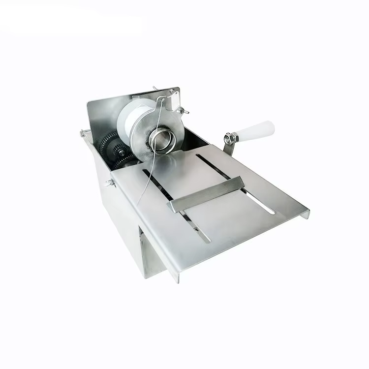 Hand Rolling Stainless Steel Sausage Making — image 6
