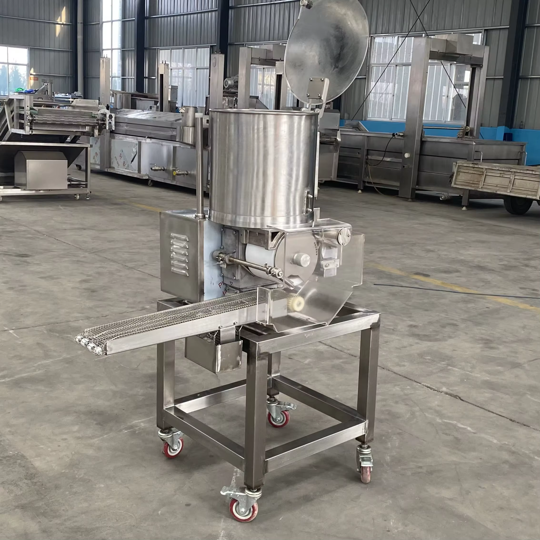 Hot Selling Cutlets Hamburger Meat Beef Grill Burger Press Patty Forming Machine — image 2