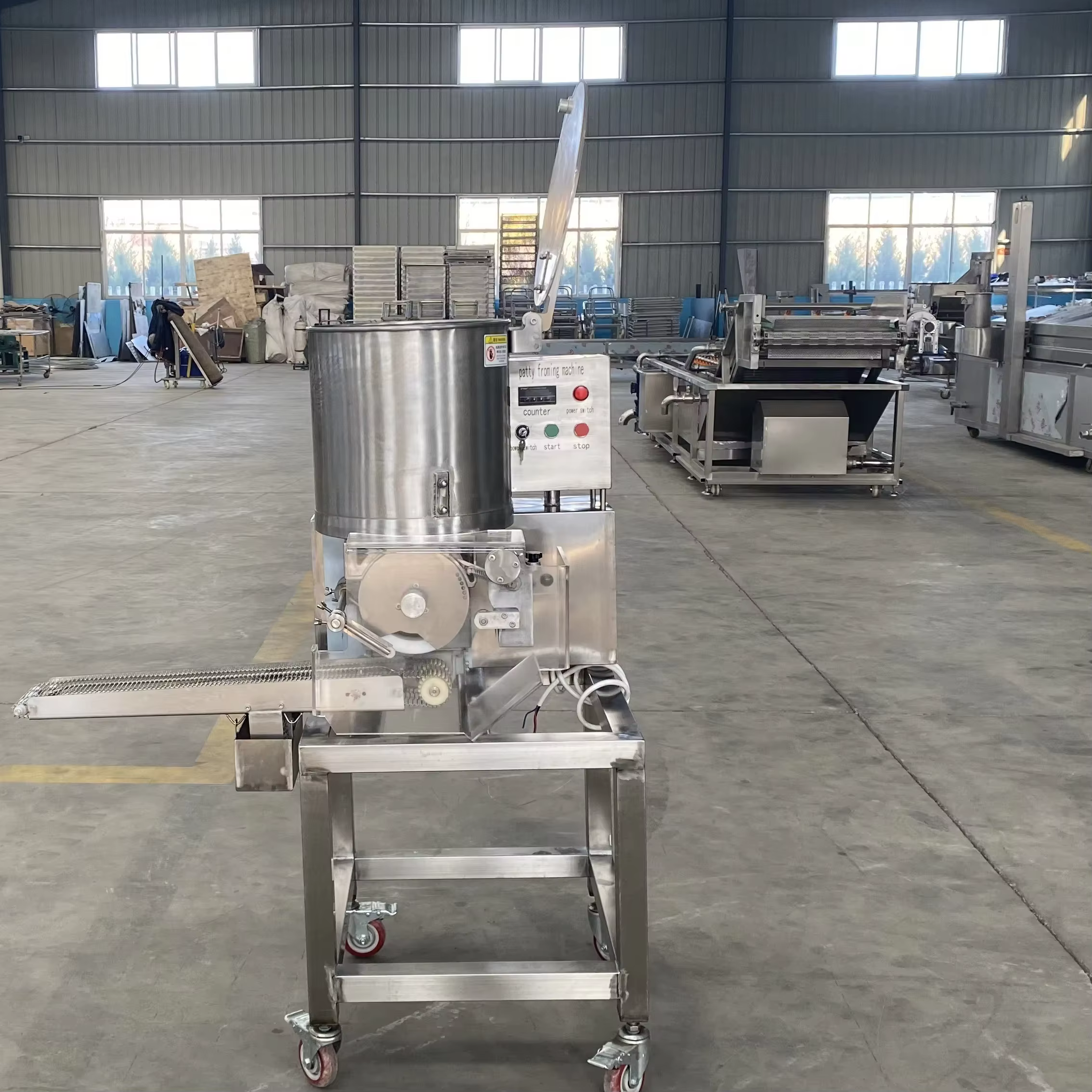 Hot Selling Cutlets Hamburger Meat Beef Grill Burger Press Patty Forming Machine — image 4
