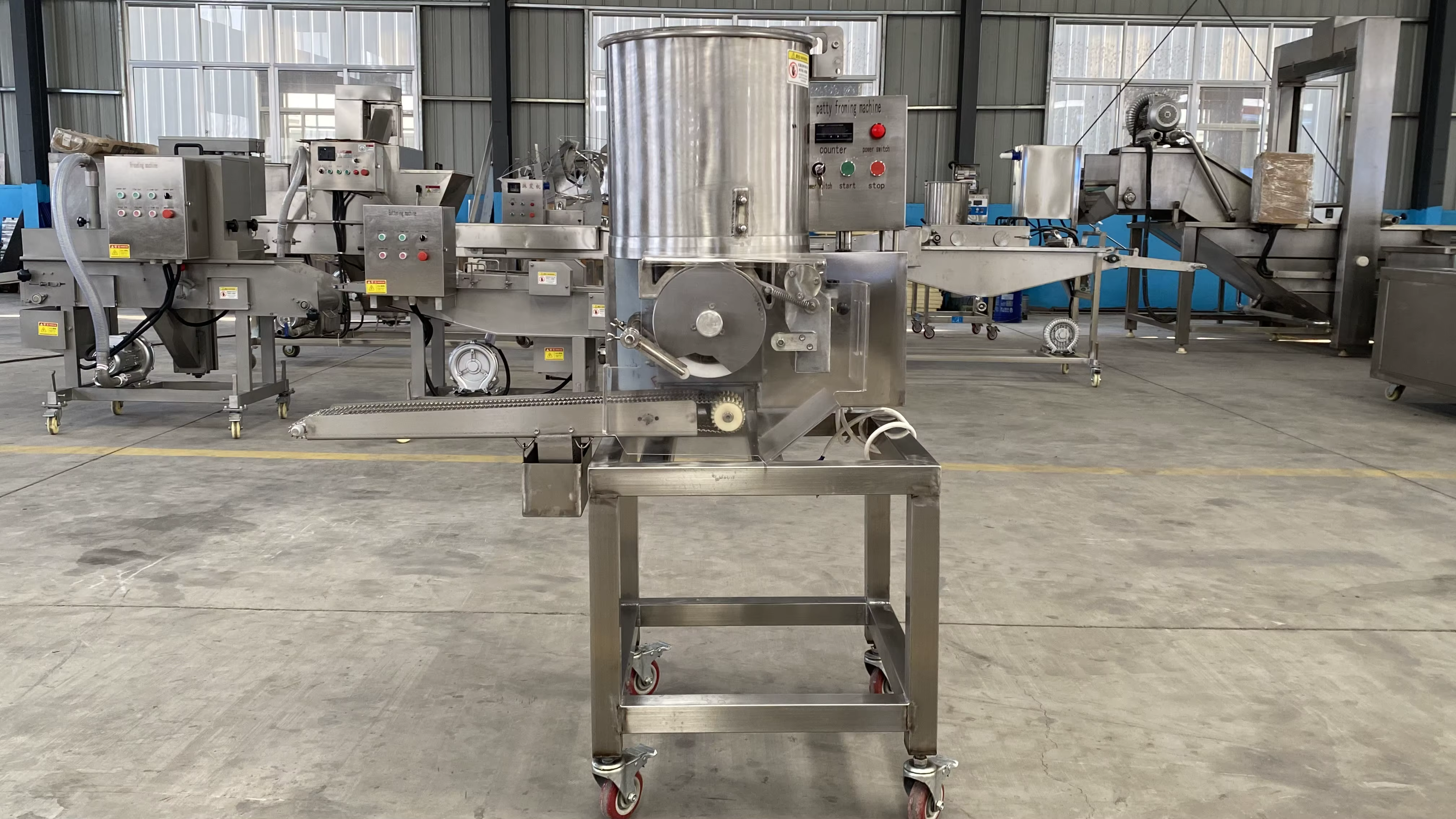 Hot Selling Cutlets Hamburger Meat Beef Grill Burger Press Patty Forming Machine — image 5