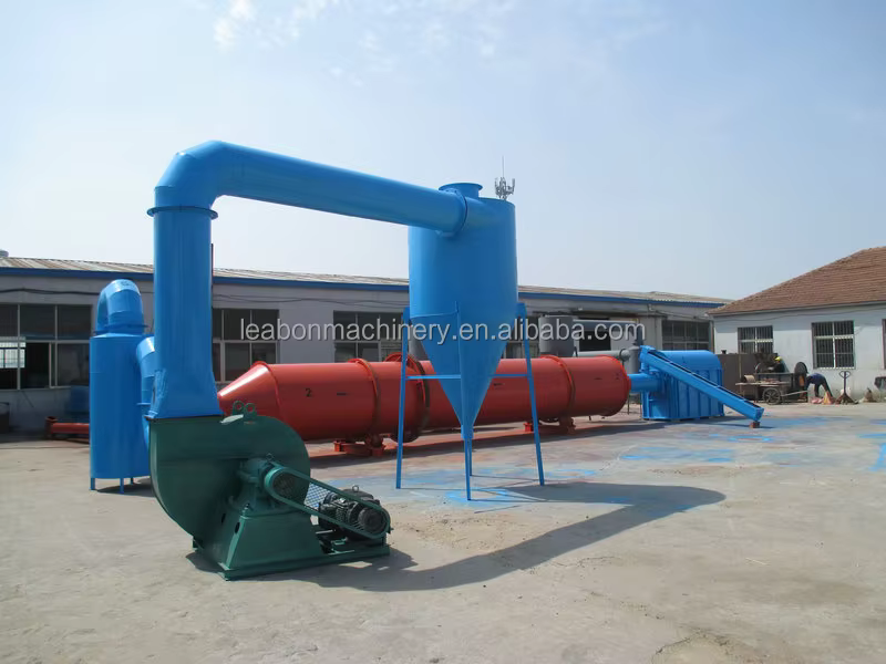 High Efficiency Wooden Sawdust Dryer Rotary — image 4