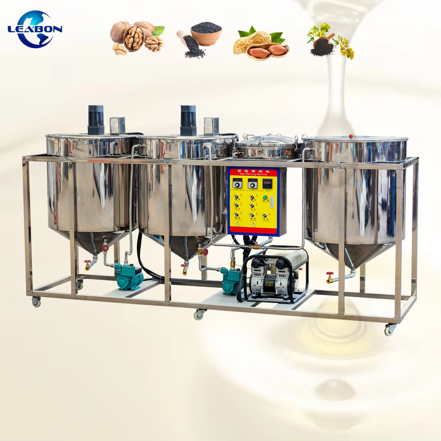 Almond Peanut Sesame Oil Refinery Machine — image 2
