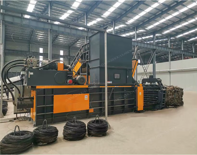 Customized Horizontal Carton Baler Fabric Baling — image 3