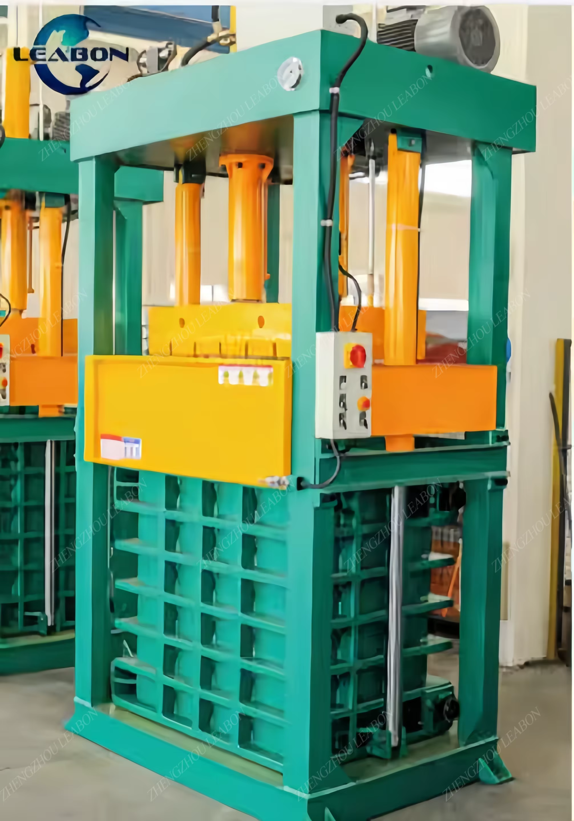 Lifting Chamber Fabric Compressor Baler Waste — image 4