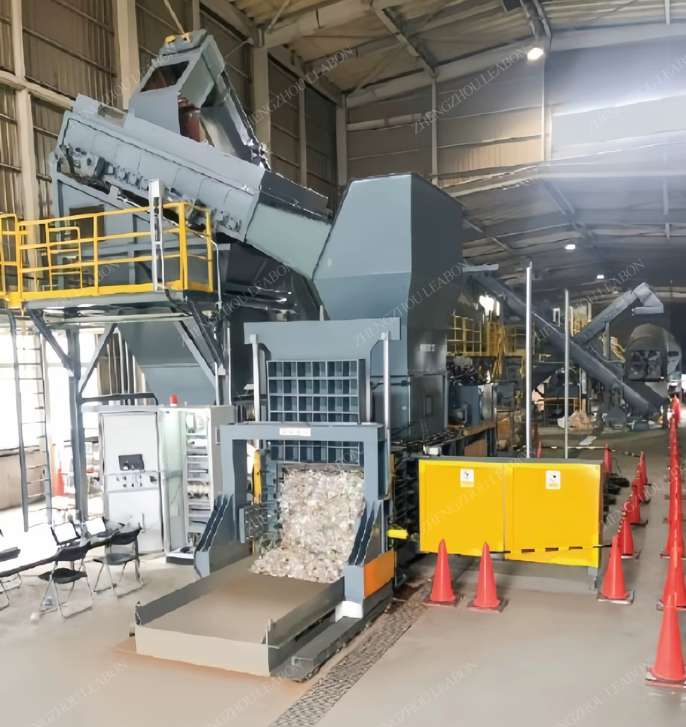 High Speed Aluminum Cans Baler Waste — image 4